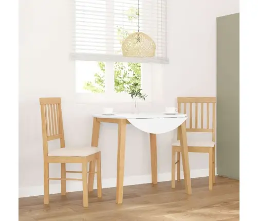 Valgomojo Kėdės Su Pagalvėlėmis 2 Vnt Medžio Masyvo Guma