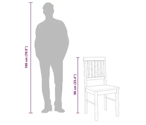 Valgomojo Kėdės 2 Vnt Baltos Medžio Masyvo Gumos