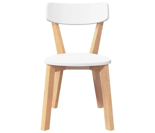 Ēdamistabas Krēsli 2 Gab. Masīvkoka Gumija Vidaxl