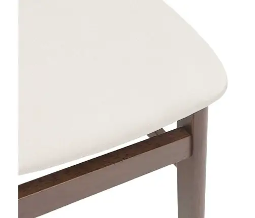 Valgomojo Kėdės Su Pagalvėlėmis 2 Vnt Ruda Medžio Masyvo Guma