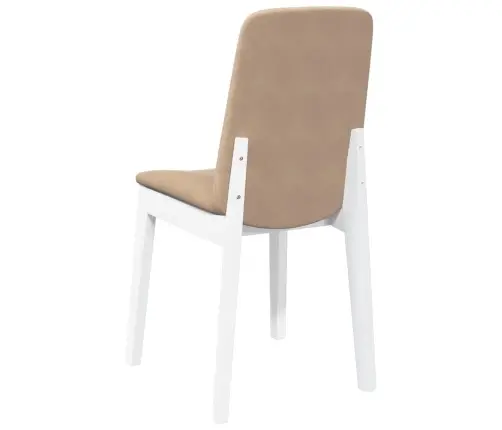 Ēdamistabas Krēsli Ar Spilveniem 2 Gab. Balta Masīvkoka Gumija Vidaxl Ēdamistabas Krēsli Ar Spilveniem 2 Gab. Balta Masīvkoka Gumija Vidaxl