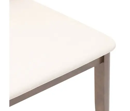 Ēdamistabas Krēsli Ar Spilveniem 2 Gab. Brūna Masīvkoka Gumija Vidaxl