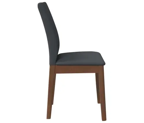 Ēdamistabas Krēsli Ar Spilveniem 2 Gab. Brūna Masīvkoka Gumija Vidaxl