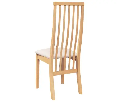 Söögitoolid Patjadega, 2 Tk, Kautšukipuit