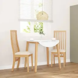 Valgomojo Kėdės Su Pagalvėlėmis 2 Vnt Medžio Masyvo Guma