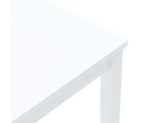 Ēdamistabas Krēsli 2 Gab. Balta Masīvkoka Gumija Vidaxl