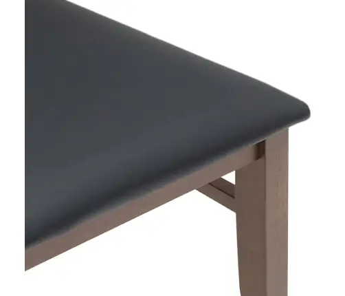 Ēdamistabas Krēsli Ar Spilveniem 2 Gab. Brūna Masīvkoka Gumija Vidaxl