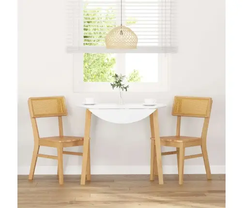 Ēdamistabas Krēsli 2 Gab. Masīvkoka Gumija Vidaxl