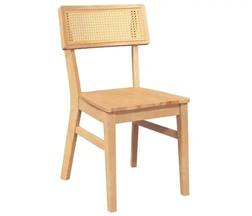 Ēdamistabas Krēsli 2 Gab. Masīvkoka Gumija Vidaxl