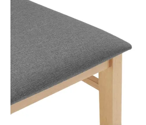 Ēdamistabas Krēsli Ar Spilveniem 2 Gab. Masīvkoka Gumija Vidaxl