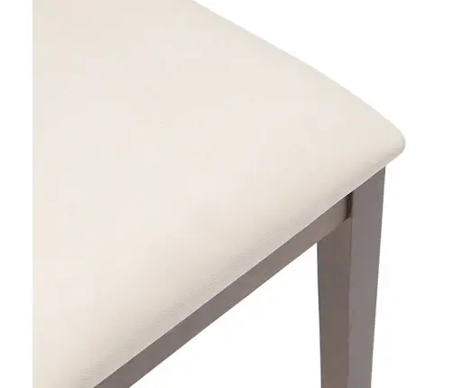 Ēdamistabas Krēsli Ar Spilveniem 2 Gab. Brūna Masīvkoka Gumija Vidaxl