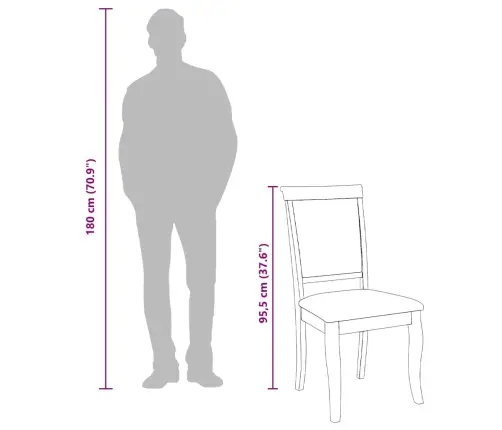 Ēdamistabas Krēsli Ar Spilveniem 2 Gab. Dabīga Masīvkoka Gumija Vidaxl