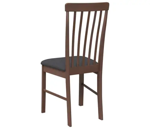 Ēdamistabas Krēsli Ar Spilveniem 2 Gab. Brūna Masīvkoka Gumija Vidaxl