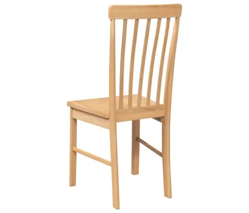 Ēdamistabas Krēsli 2 Gab. Masīvkoka Gumija Vidaxl