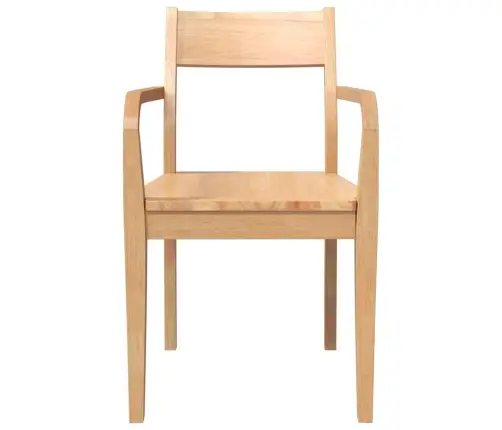 Ēdamistabas Krēsli 2 Gab. Dabīga Masīvkoka Gumija Vidaxl