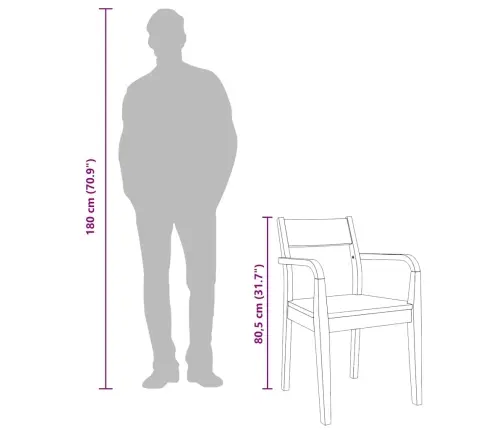 Ēdamistabas Krēsli 2 Gab. Balta Masīvkoka Gumija Vidaxl