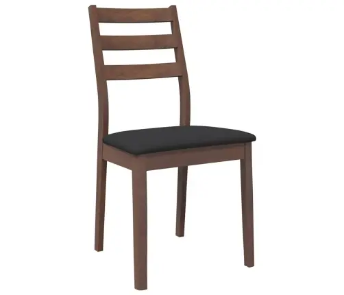 Ēdamistabas Krēsli Ar Spilveniem 2 Gab. Brūna Masīvkoka Gumija Vidaxl