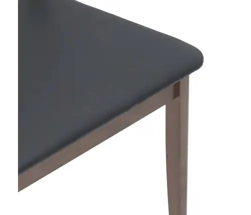 Ēdamistabas Krēsli Ar Spilveniem 2 Gab. Brūna Masīvkoka Gumija Vidaxl