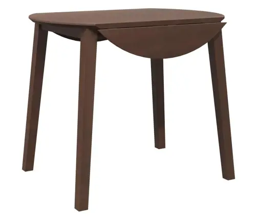 Ēdamgalds Brūns Masīvkoka Gumija Vidaxl