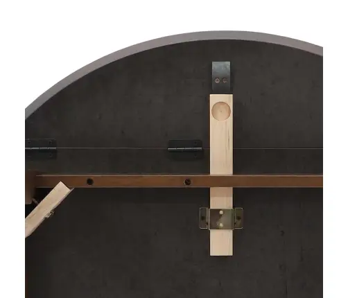 Ēdamgalds Brūns Masīvkoka Gumija Vidaxl