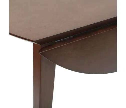 Ēdamgalds Brūns Masīvkoka Gumija Vidaxl