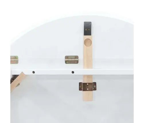 Valgomojo Stalas Balta Medžio Masyvo Guma