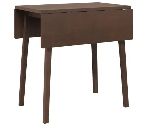 Valgomojo Stalas Ruda Medžio Masyvo Guma