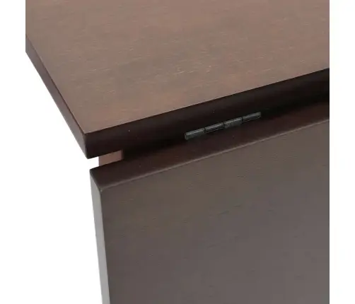 Valgomojo Stalas Ruda Medžio Masyvo Guma