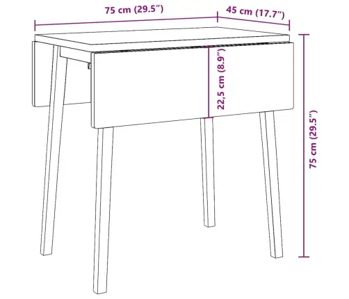 Valgomasis Stalas Natūrali Medžio Masyvo Guma