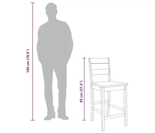 Bāra Krēsli 2 Gab., Balta, Masīvs Gumijkoks Vidaxl