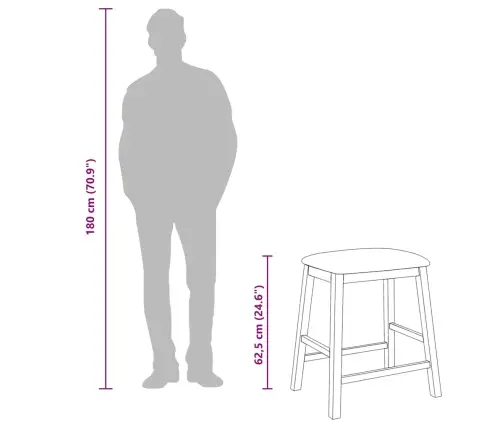 Bāra Krēsli Ar Spilveniem 2 Gab. Brūna Masīvkoka Gumija Vidaxl