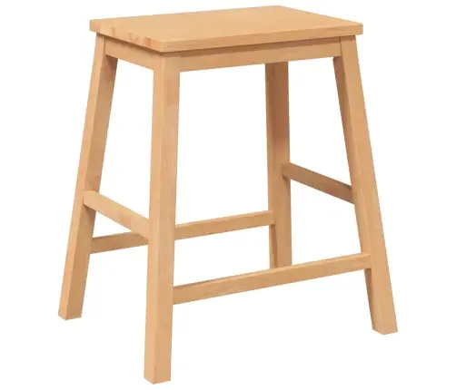 Bāra Krēsli 2 Gab Masīvkoka Gumija Vidaxl