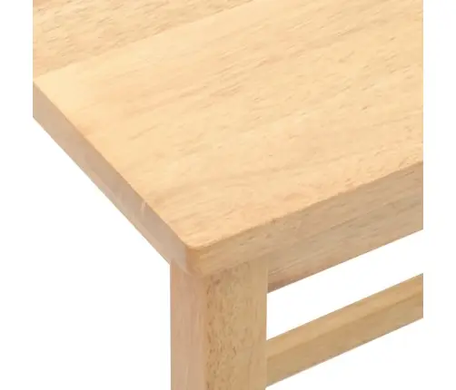 Bāra Krēsli 2 Gab Masīvkoka Gumija Vidaxl