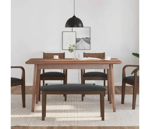 Suoliukas 90 Cm Ruda Medžio Masyvo Guma