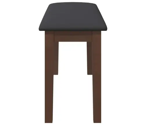 Suoliukas 90 Cm Ruda Medžio Masyvo Guma