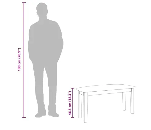 Sols 90 Cm Masīvkoka Gumija Vidaxl