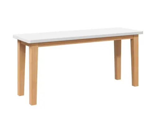 Sols 90 Cm Balta Masīvkoka Gumija Vidaxl