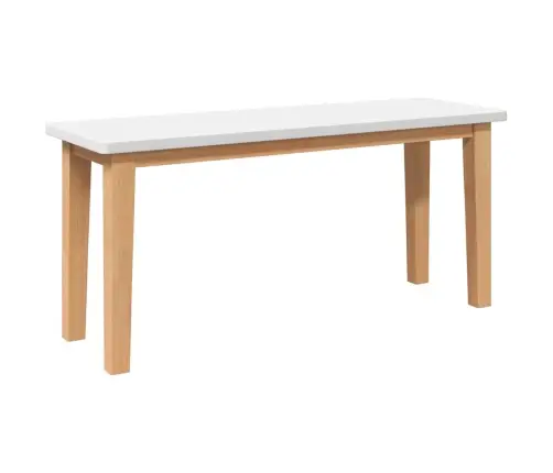 Sols 90 Cm Balta Masīvkoka Gumija Vidaxl