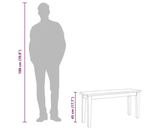 Sols 90 Cm Balta Masīvkoka Gumija Vidaxl