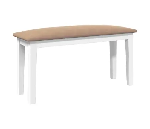 Sols 90 Cm Balta Masīvkoka Gumija Vidaxl