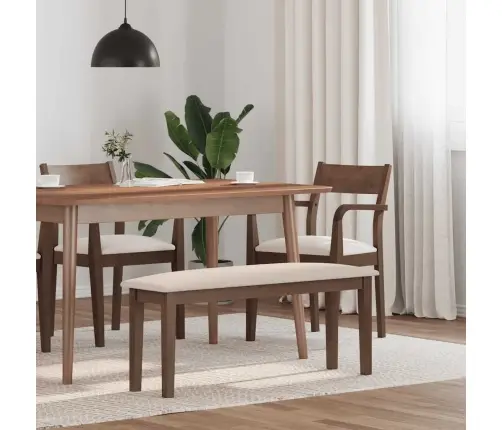 Sols 110 Cm Brūns Masīvkoka Gumija Vidaxl