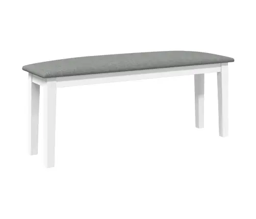 Sols 110 Cm Balta Masīvkoka Gumija Vidaxl