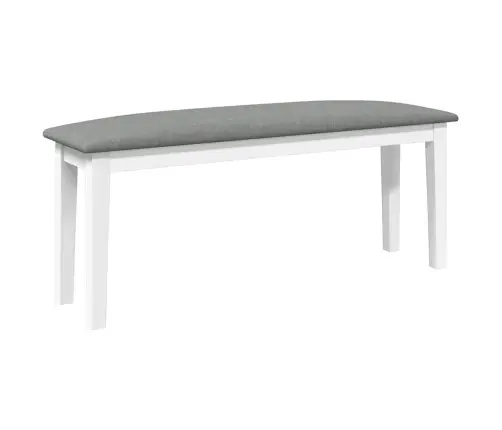 Sols 110 Cm Balta Masīvkoka Gumija Vidaxl