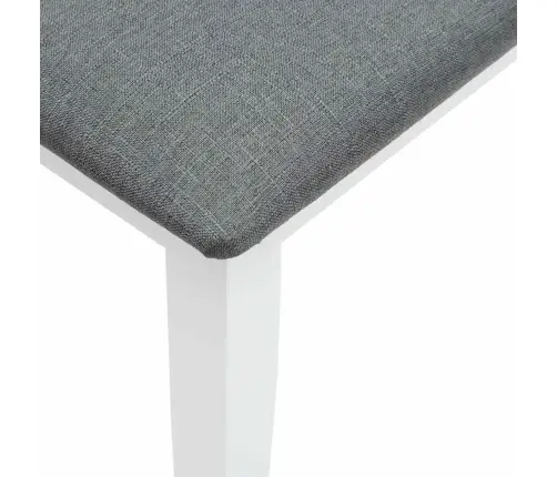 Sols 110 Cm Balta Masīvkoka Gumija Vidaxl