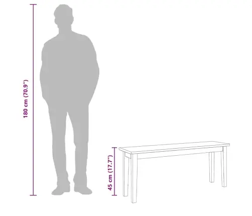 Pink 110 Cm Valge Täispuidust Kumm