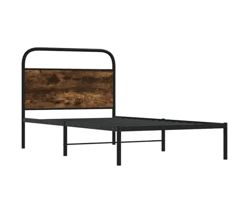 Voodiraam Ilma Madratsita, Suitsutatud Tamm, 90X190 Cm