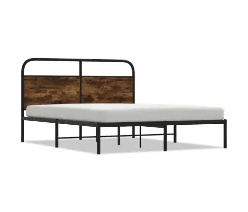 Lovos Rėmas Be Čiužinio, Dūminio Ąžuolo, 120X200cm Mediena Lovos Rėmas Be Čiužinio, Dūminio Ąžuolo, 120X200cm Mediena
