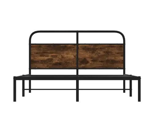 Lovos Rėmas Be Čiužinio, Dūminio Ąžuolo, 120X200cm Mediena Lovos Rėmas Be Čiužinio, Dūminio Ąžuolo, 120X200cm Mediena