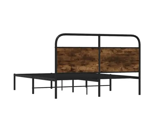 Lovos Rėmas Be Čiužinio, Dūminio Ąžuolo, 120X200cm Mediena Lovos Rėmas Be Čiužinio, Dūminio Ąžuolo, 120X200cm Mediena