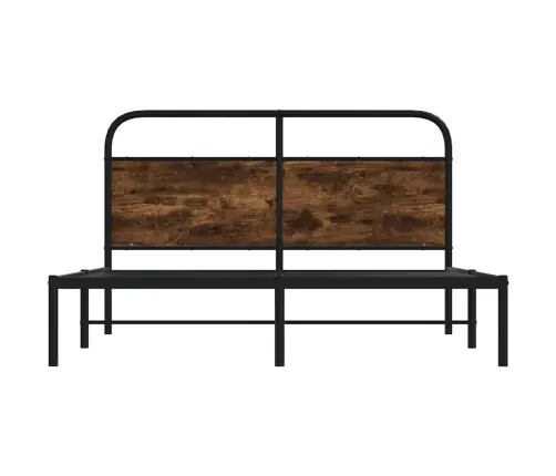 Voodiraam Ilma Madratsita, Suitsutatud Tamm, 140X190 Cm Voodiraam Ilma Madratsita, Suitsutatud Tamm, 140X190 Cm